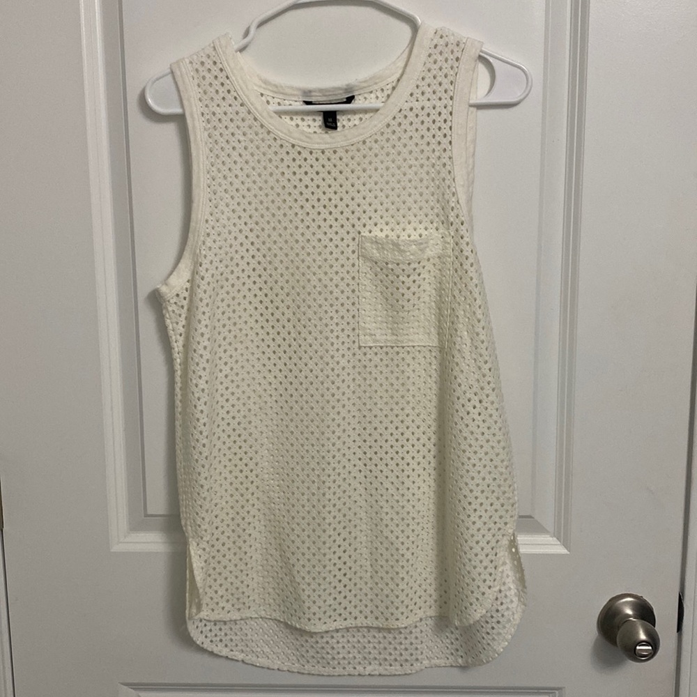 Banana Republic Cream White Top M